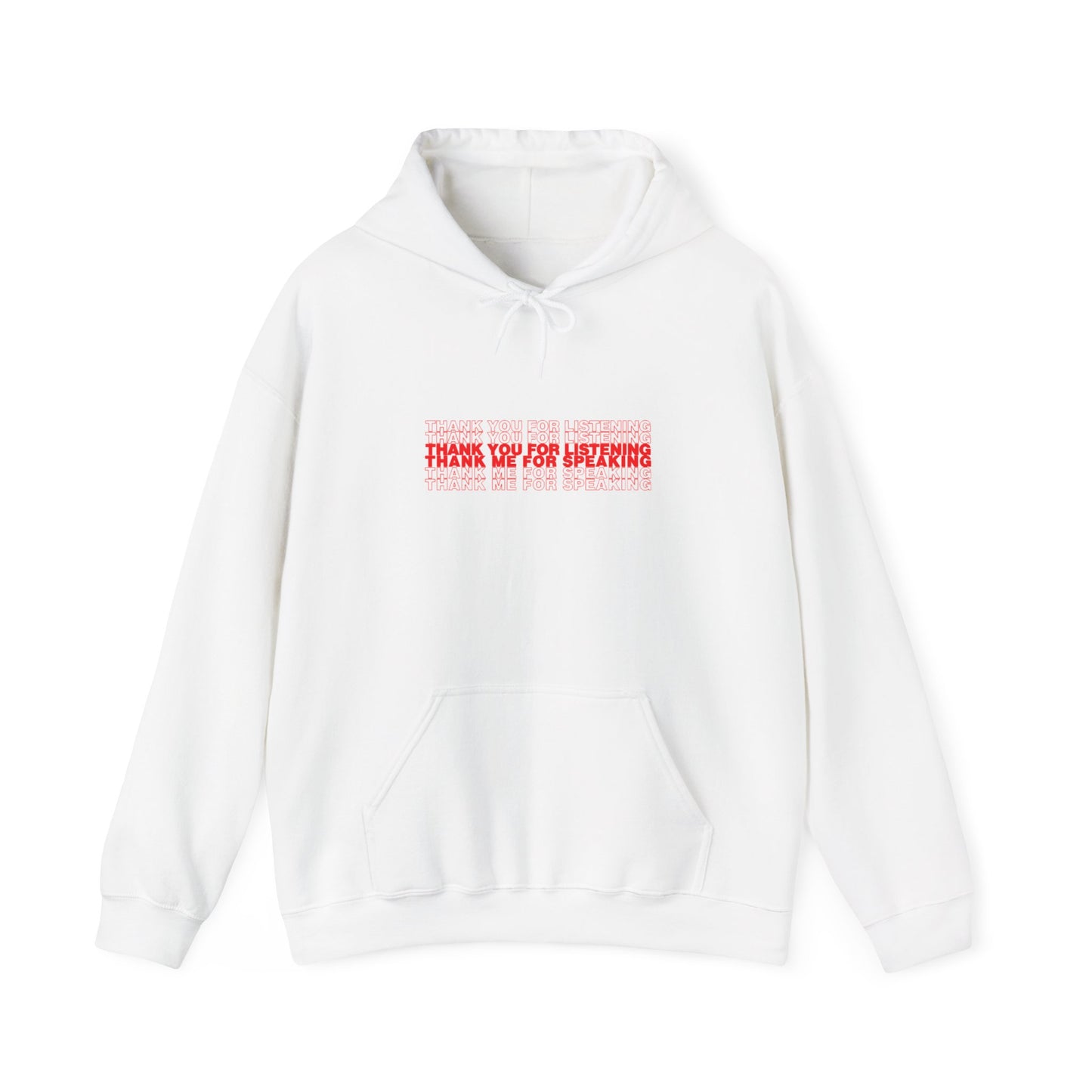Thank You For Listening Unisex Heavy Blend™ Hooded Sweatshirt