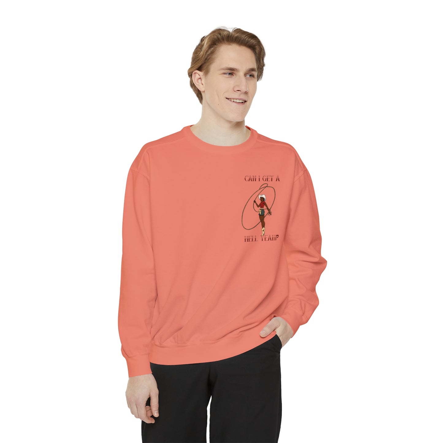 Hell Yeah Unisex Garment-Dyed Sweatshirt