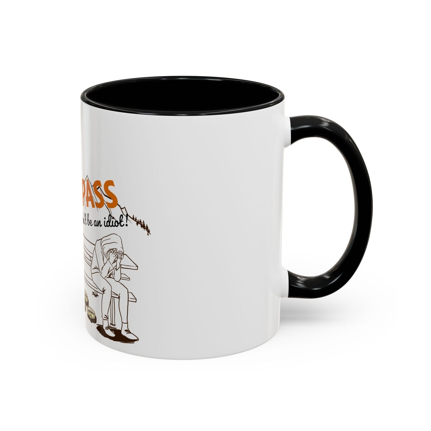 White Coyote Pass Accent Coffee Mug (11, 15oz)