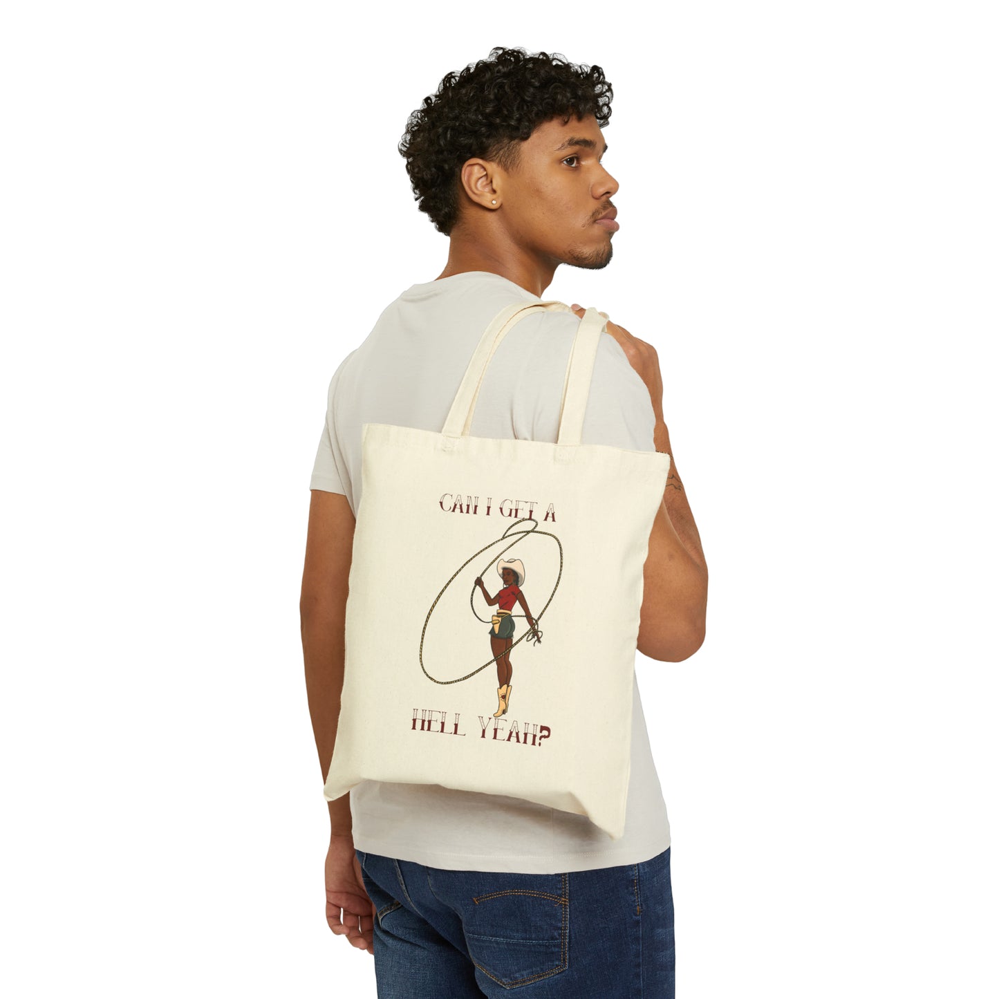 Hell Yeah Cotton Canvas Tote Bag