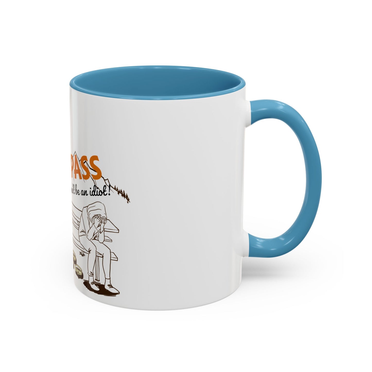 White Coyote Pass Accent Coffee Mug (11, 15oz)