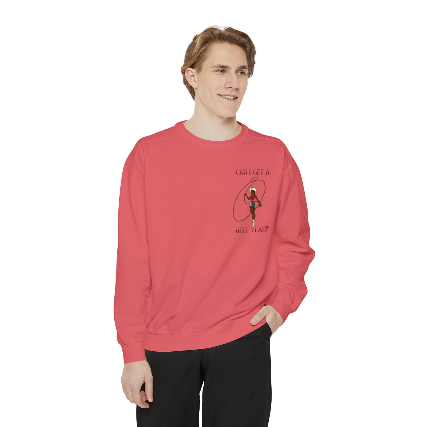 Hell Yeah Unisex Garment-Dyed Sweatshirt