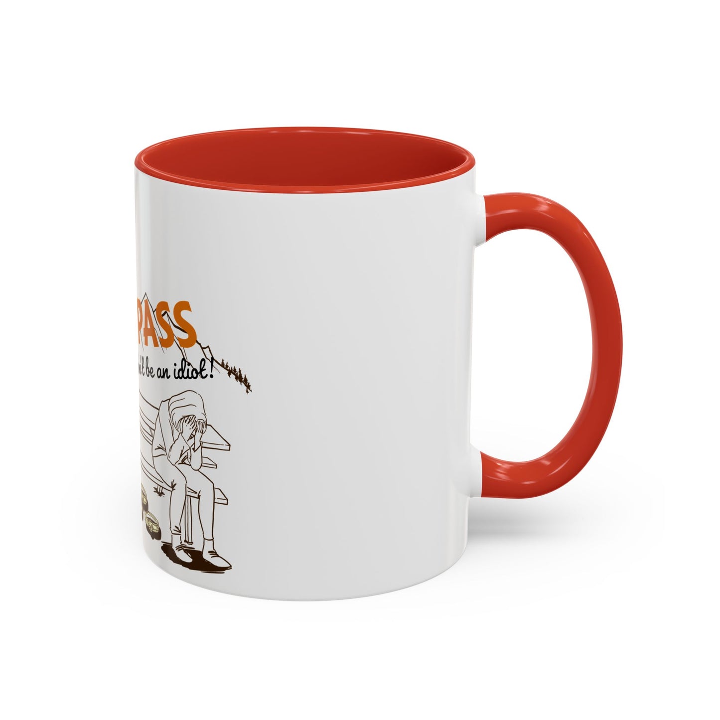 White Coyote Pass Accent Coffee Mug (11, 15oz)