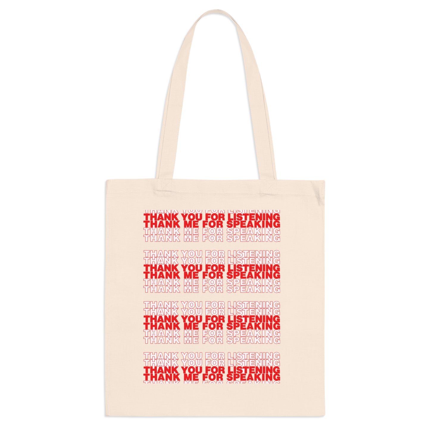 Thank You For Listening Tote Bag